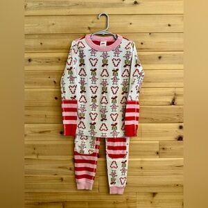 Hanna Andersson 6/7 Organic Cotton Grinch Cindy Lou Mix Match Pattern Pajama Set